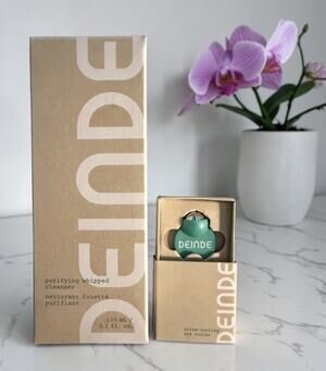 DEINDE Purifying Whipped Cleanser 5.1 oz 12/26 + Ultra-Cooling Eye Roller NIB